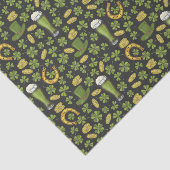 St Patrick Tagesmuster Seidenpapier (Ausschnitt)