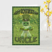 St Patrick Tagesonkel Karte (Gelbe Blume)