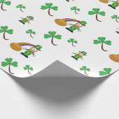 St Patrick TagesPackpapier Geschenkpapier (Ecke)