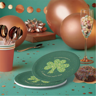 St Patrick TagesParty-Teller - fertigen Sie Pappteller
