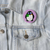 St Patrick TagesPinguin Button (Beispiel)