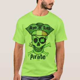St Patrick Tagespiraten-Schädel-T - Shirt