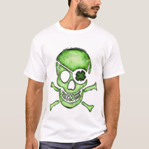 St Patrick Tagespiraten-Schädel-T - Shirt