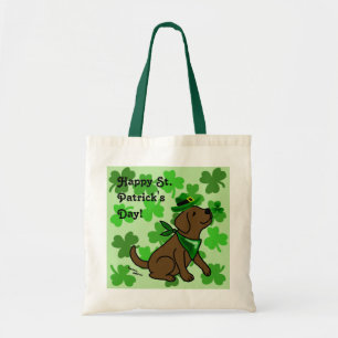 St Patrick Tagesschokolade Labrador Tragetasche