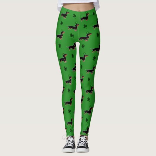 St Patrick Tagesschwarzes und Leggings (Vorderseite)