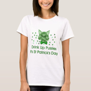 St Patrick Tagesscrapper-Katze T-Shirt