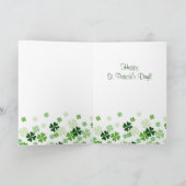 St Patrick Tagesstilvolle Karte (Innenseite)