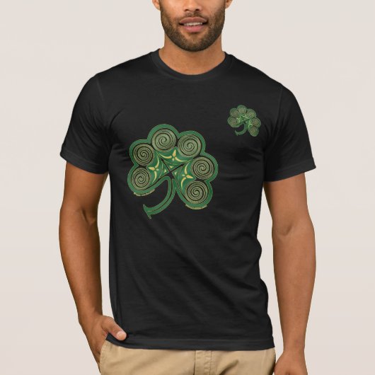 St Patrick TagesT - Shirts - irisches gewundenes (Vorderseite)