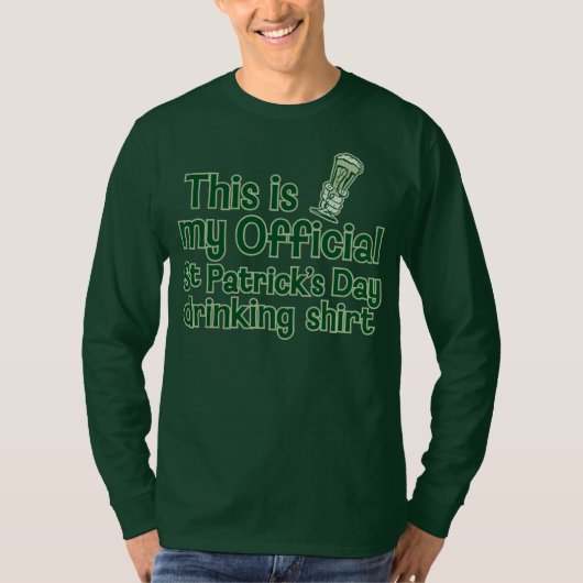St Patrick Tagestrinkendes Shirt (Vorderseite)