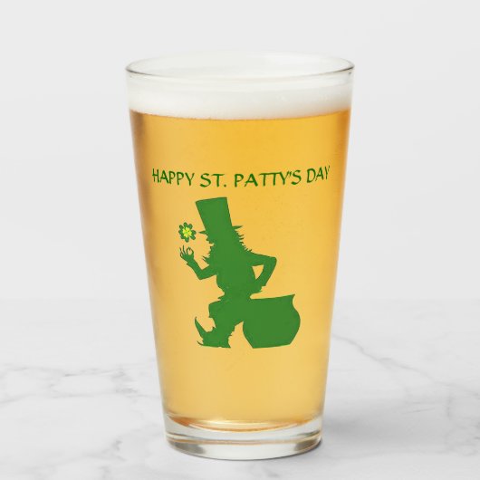 ST. PATRICK-TAGGlasseich Glas (Vorne (Gefüllt))
