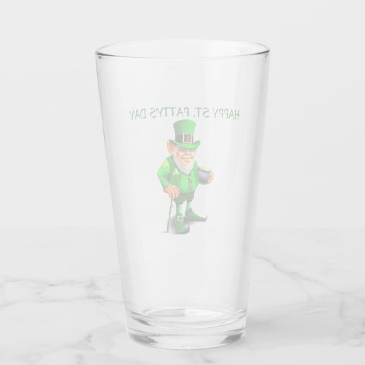 ST. PATRICK-TAGGlasseich Glas (Rückseite)