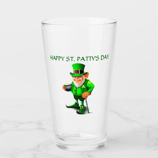 ST. PATRICK-TAGGlasseich Glas (Vorderseite)