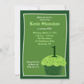 St Patrick Tagkleiner kuchen Einladung (Vorderseite)