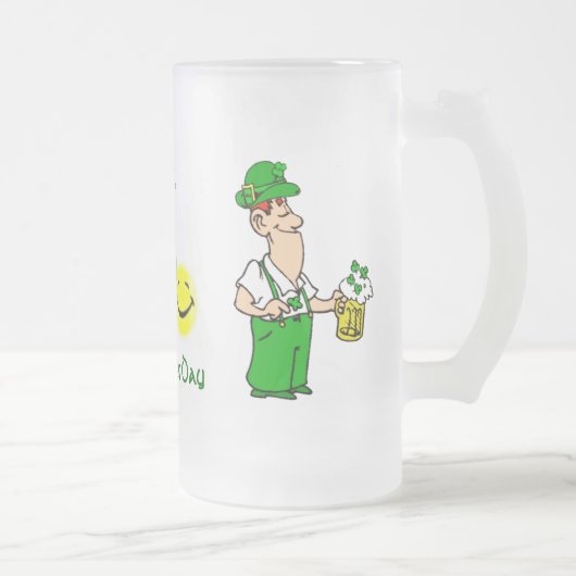 St.Patrick-Tasse Mattglas Bierglas (Rechts)