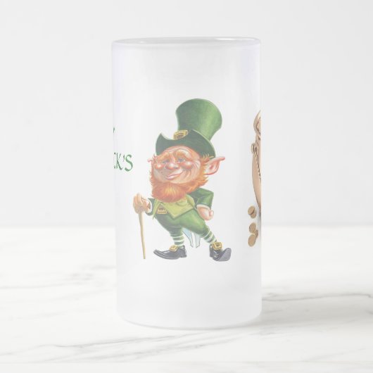 ST PATRICK Tasse TAG- LEPRECHUAN UND GOLDES (Mittel)
