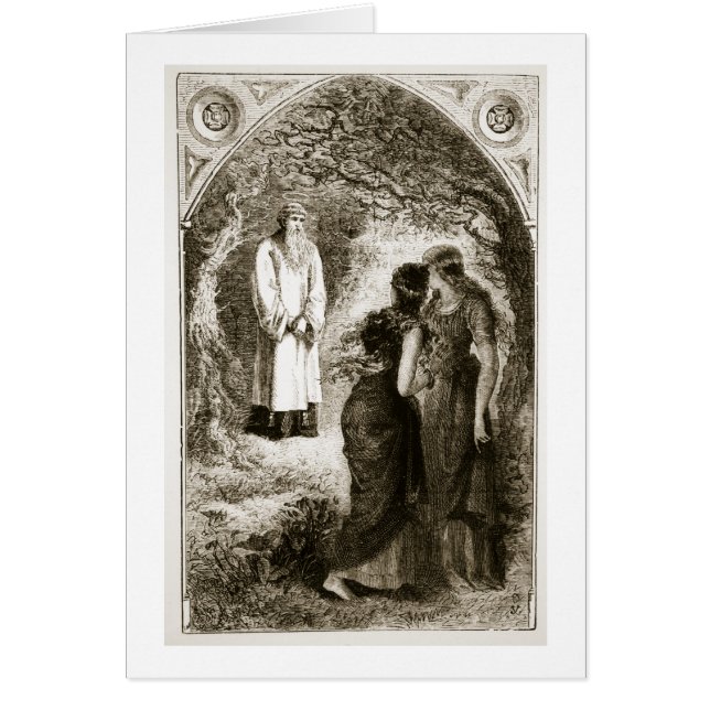 St Patrick traf sich durch Jungfrauen im Holz von (Vorne)