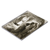 St Patrick traf sich durch Jungfrauen im Holz von Notizblock (Linke Seite)