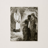 St Patrick traf sich durch Jungfrauen im Holz von Puzzle (Vertikal)