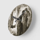 St Patrick traf sich durch Jungfrauen im Holz von Runde Wanduhr (Winkel)