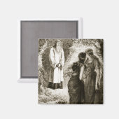 St. Patrick traf sich mit Jungfrauen im Wald von F Magnet (Vorderseite/Rückseite)