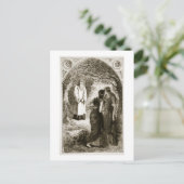 St. Patrick traf sich mit Jungfrauen im Wald von F Postkarte (Stehend Vorderseite)