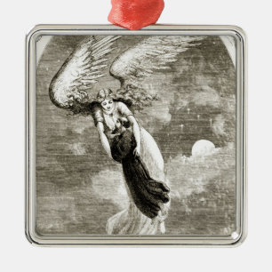 St Patrick trug nach Rom durch den Engel, 'vom Th Ornament Aus Metall