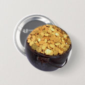 St Patrick u. - Goldschatz Button (Vorne & Hinten)