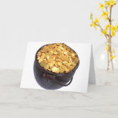 St Patrick u. - Goldschatz Karte (Gelbe Blume)