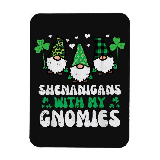 St. Patrick Unfug mit Gnomies Gnome Magnet (Vertikal)