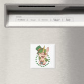 St Patrick Unicorn Magnet (In Situ (Geschirrspüler))