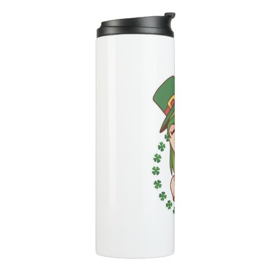 St Patrick Unicorn Thermosbecher (Nach links gedreht)