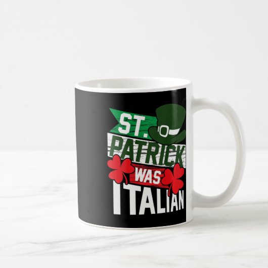 St. Patrick war der italienische Fun St. Patrick's Kaffeetasse (Rechts)