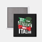 St. Patrick war der italienische Fun St. Patrick's Magnet (Vorderseite/Rückseite)