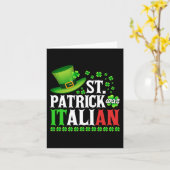 St Patrick war der italienische St Patrick's Day H Karte (Gelbe Blume)