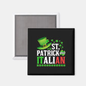 St Patrick war der italienische St Patrick's Day H Magnet (Vorderseite/Rückseite)