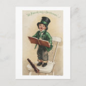 St. Patrick war ein Gentleman Postkarte (Vorderseite)