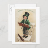 St. Patrick war ein Gentleman Postkarte (Vorne/Hinten)