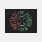 St. Patrick war Italienisch gestört St. Patrick's Fleecedecke (Vorderseite (Horizontal))