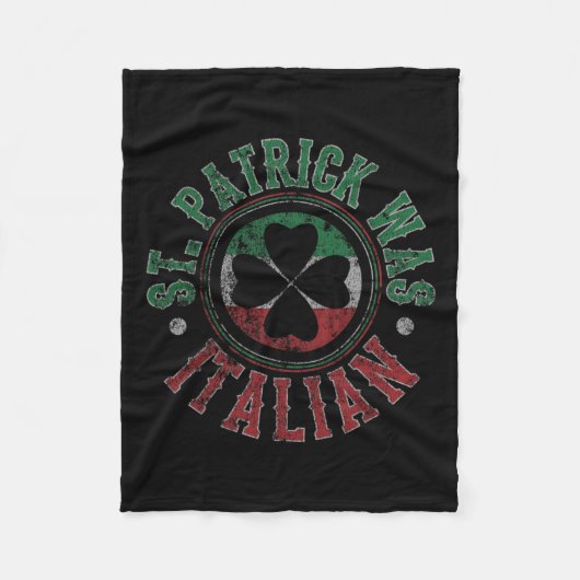 St. Patrick war Italienisch gestört St. Patrick's Fleecedecke (Vorderseite)