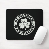 St. Patrick war italienischer Shamrock lustiger St Mousepad (Mit Mouse)