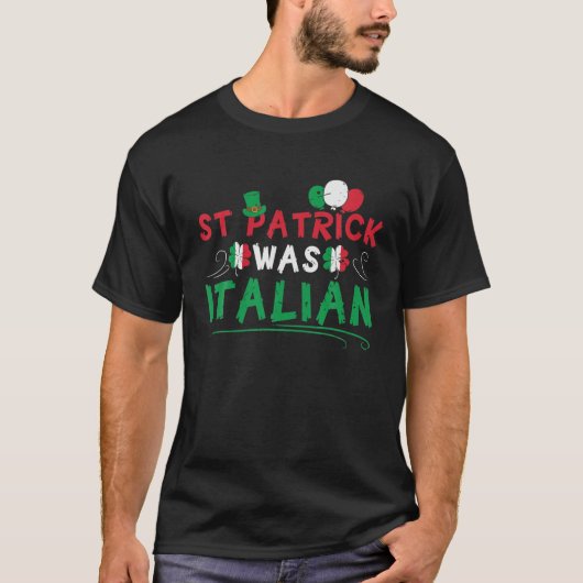 St. Patrick war italienischer St. Patrick's Day Fu T-Shirt (Vorderseite)
