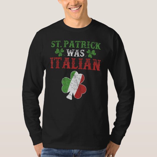 St Patrick war italienischer St Patrick's Day Funn T-Shirt (Vorderseite)