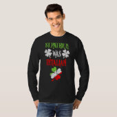 St Patrick war italienischer St Patrick's Day Funn T-Shirt (Vorne ganz)