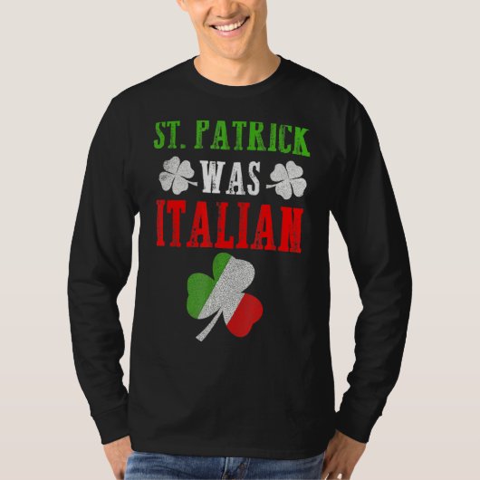 St Patrick war italienischer St Patrick's Day Funn T-Shirt (Vorderseite)