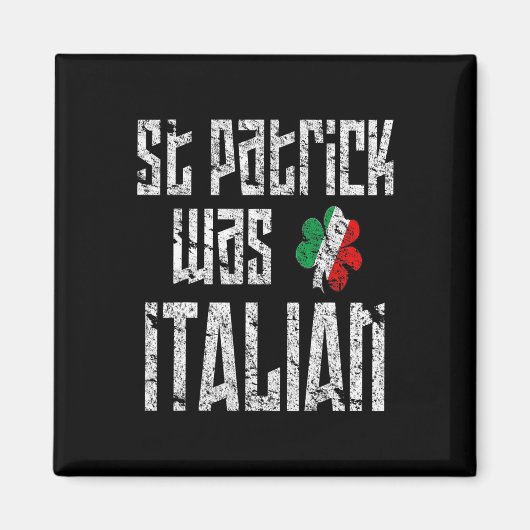 St. Patrick war italienischer St. Patricks Day in  Magnet (Vorne)