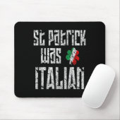 St. Patrick war italienischer St. Patricks Day in Mousepad (Mit Mouse)