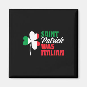 St. Patrick war italienisches Kleeblatt in der Näh Magnet