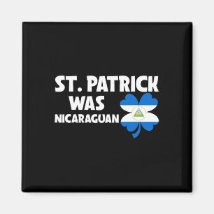 St. Patrick war nicaraguanische Flagge patriotisch Magnet