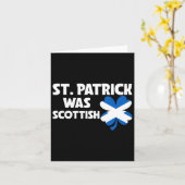 St Patrick war Scottish Flag Patriotic St Patricks Karte (Gelbe Blume)