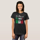 St Patrick Was Italian St Patrick's Day Shamrock I T-Shirt (Vorne ganz)